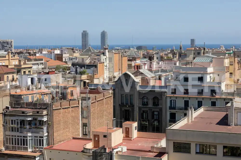 Außenansicht von Wohnung zum Verkauf in Barcelona mit Klimaanlage, Heizung und Möbliert
