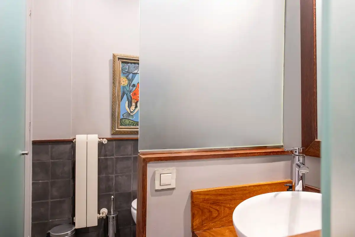 Badezimmer von Loft zum Verkauf in Madrid mit Heizung, Privatgarten und Möbliert