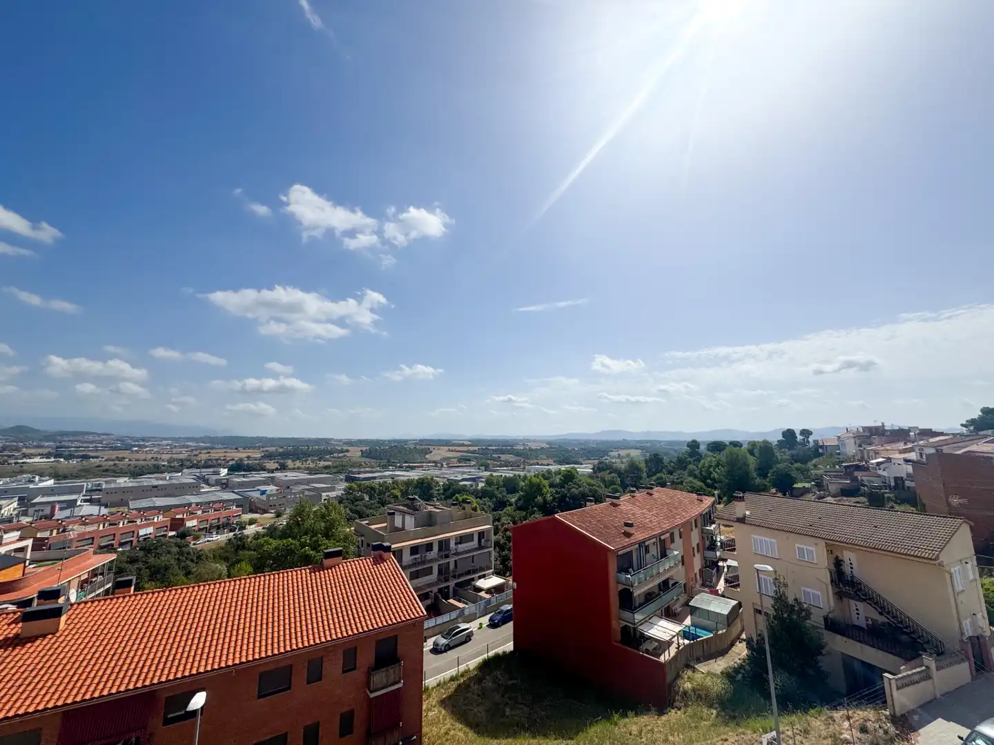 Exterior view of Flat for sale in Sentmenat  with Air Conditioner, Heating and Parquet flooring