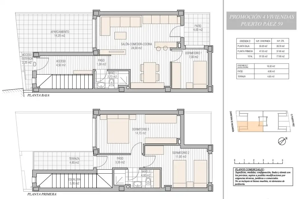 Casa adosada en venta en Cartagena con Terraza