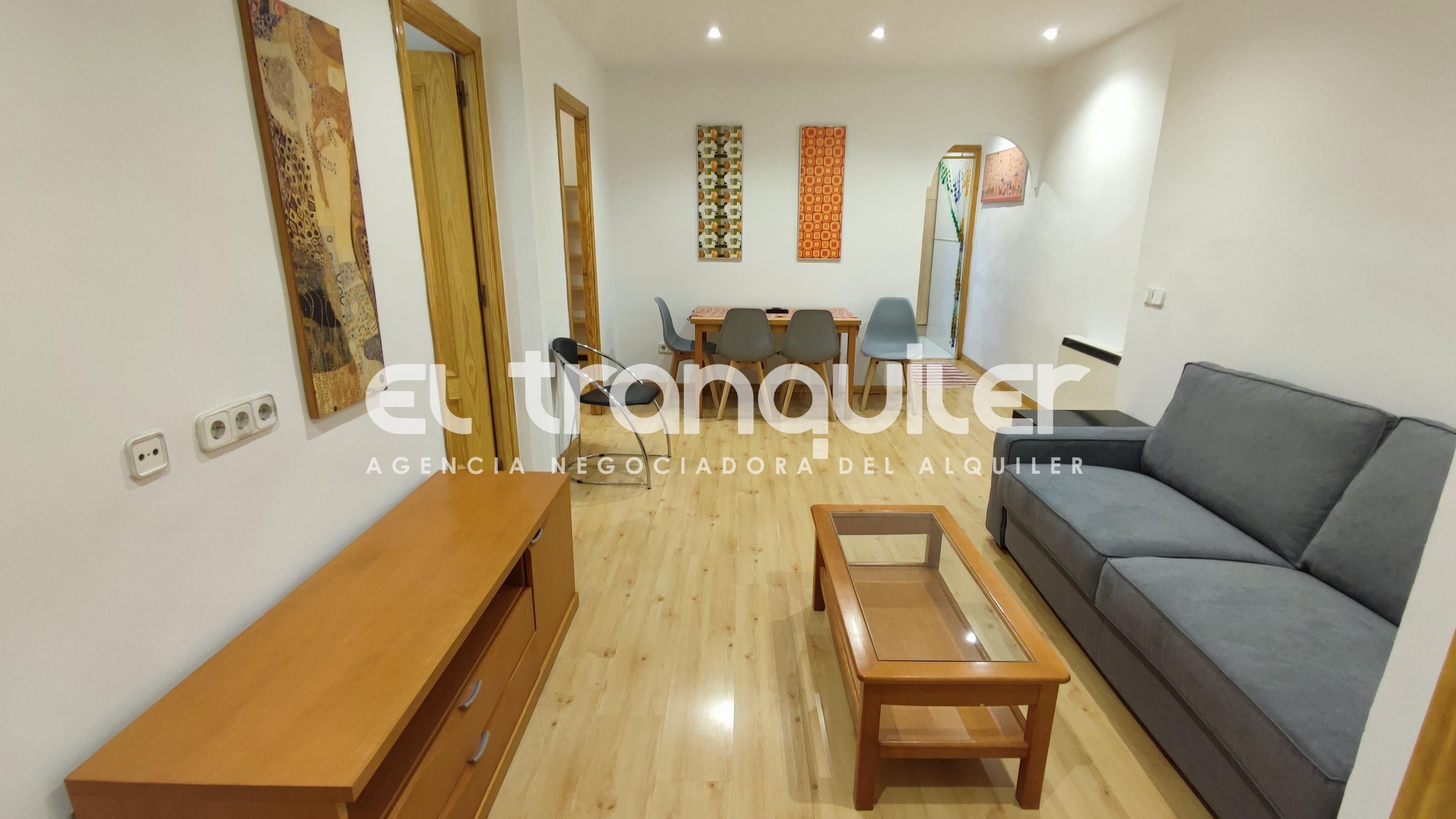 Living room of Flat to rent in  Madrid Capital  with Furnished and Washing machine