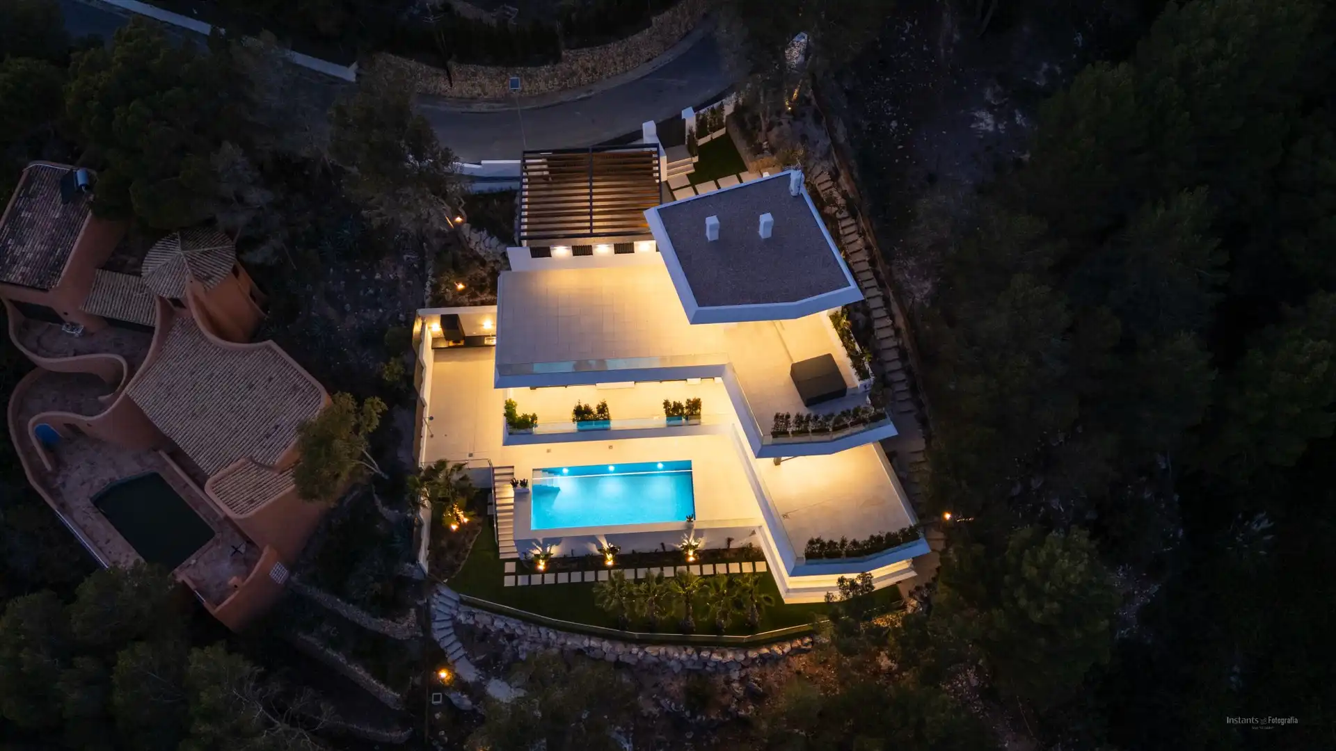 Vista exterior de Casa o chalet en venta en Altea con Aire acondicionado, Jardín privado y Terraza