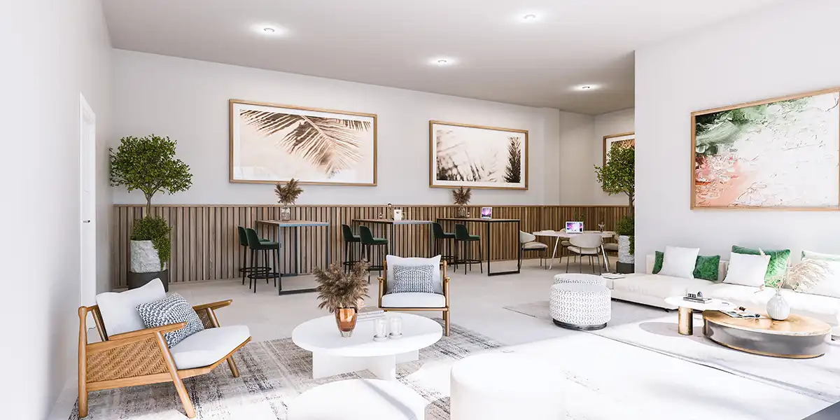 Wohnzimmer von Maisonette zum Verkauf in Marbella mit Klimaanlage, Heizung und Terrasse