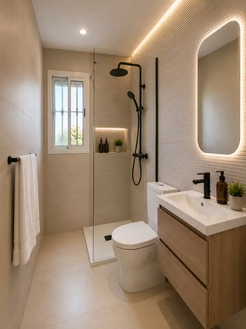 Bathroom of Houses for sale in Aiguamúrcia  with Private garden, Furnished and Oven