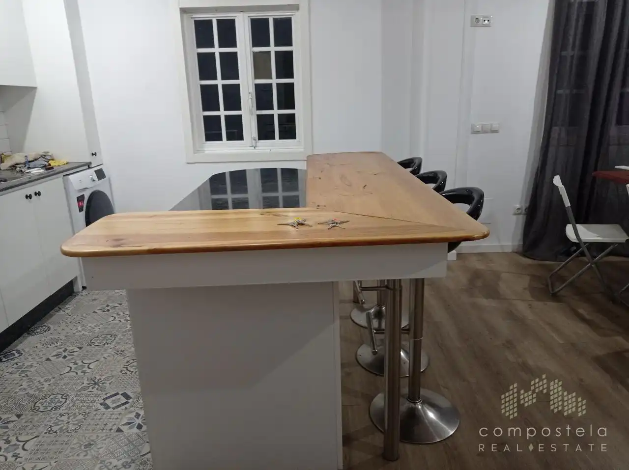 Comedor de Casa o chalet de alquiler en Campo Lameiro con Jardín privado y Amueblado