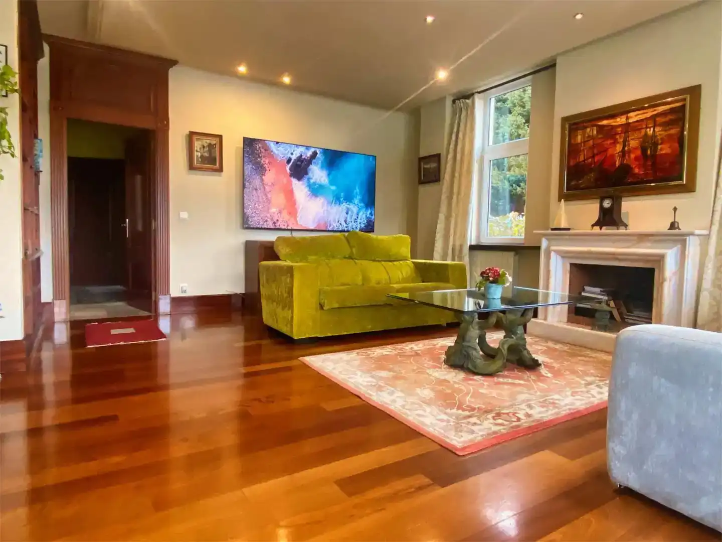 Sala d'estar de Casa o xalet en venda en Piélagos
