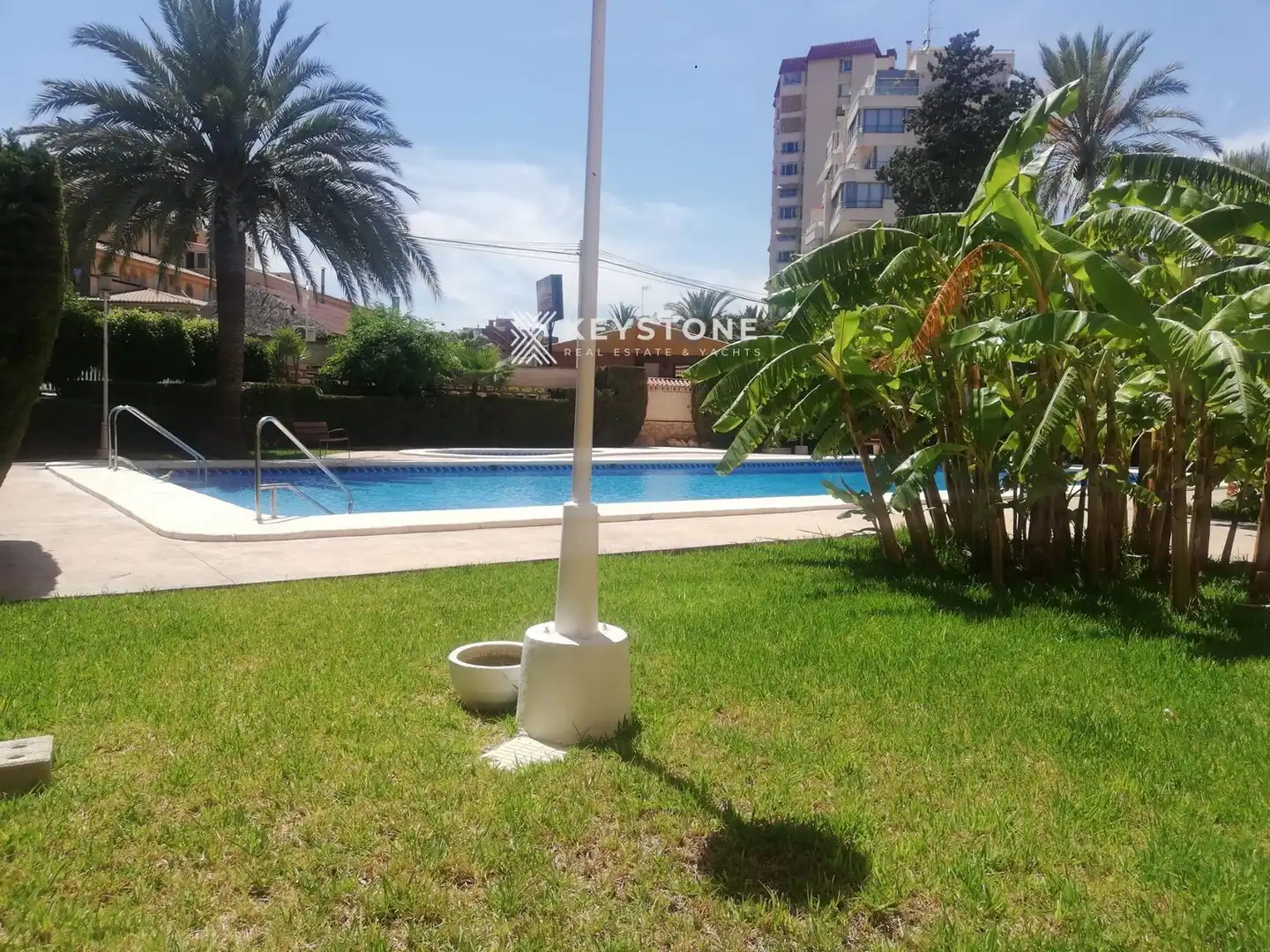 Piscina de Pis de lloguer en Alicante / Alacant amb Aire condicionat, Calefacció i Terrassa