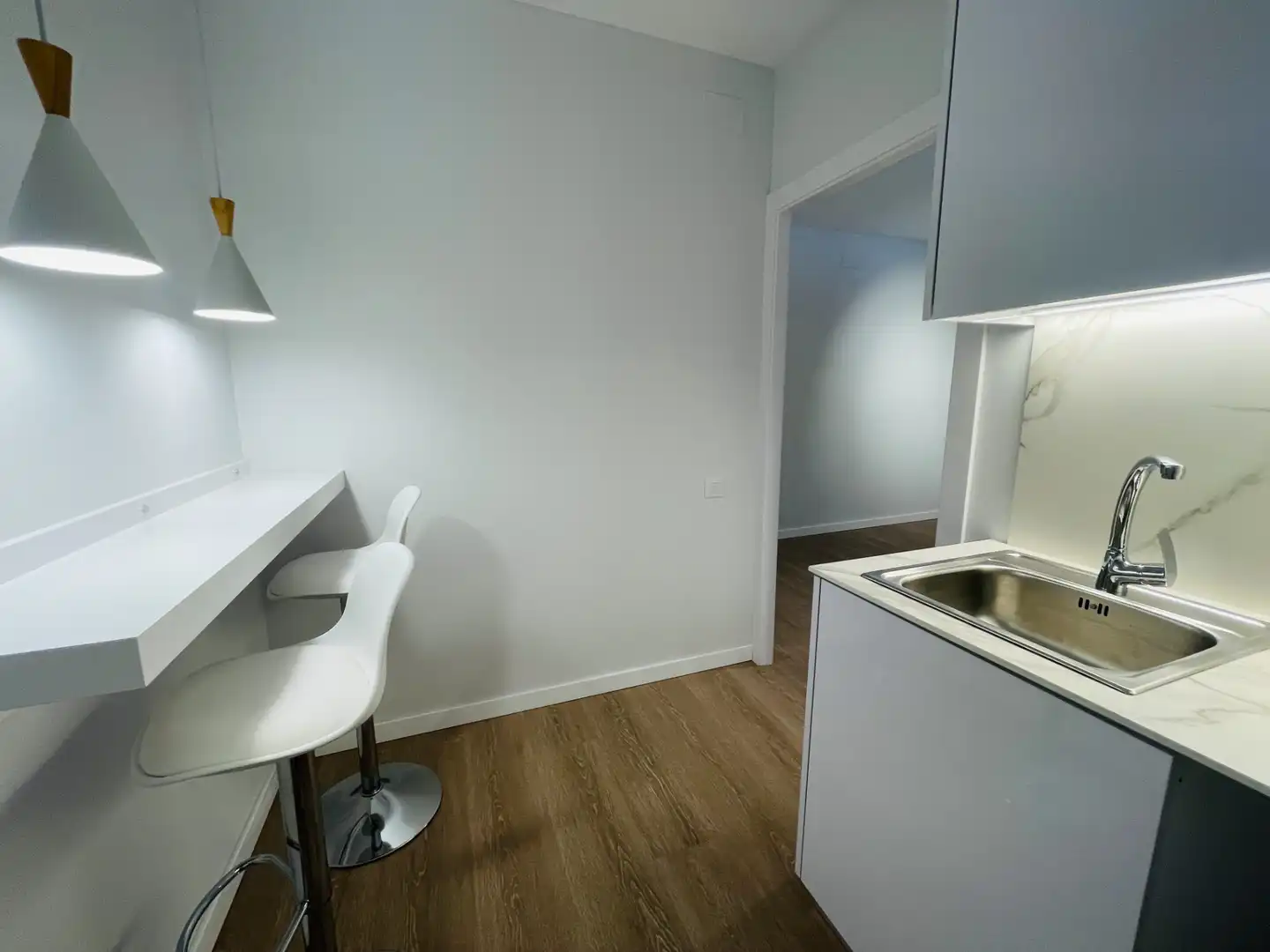 Kitchen of Office for rent in Barcelona  with Air Conditioner