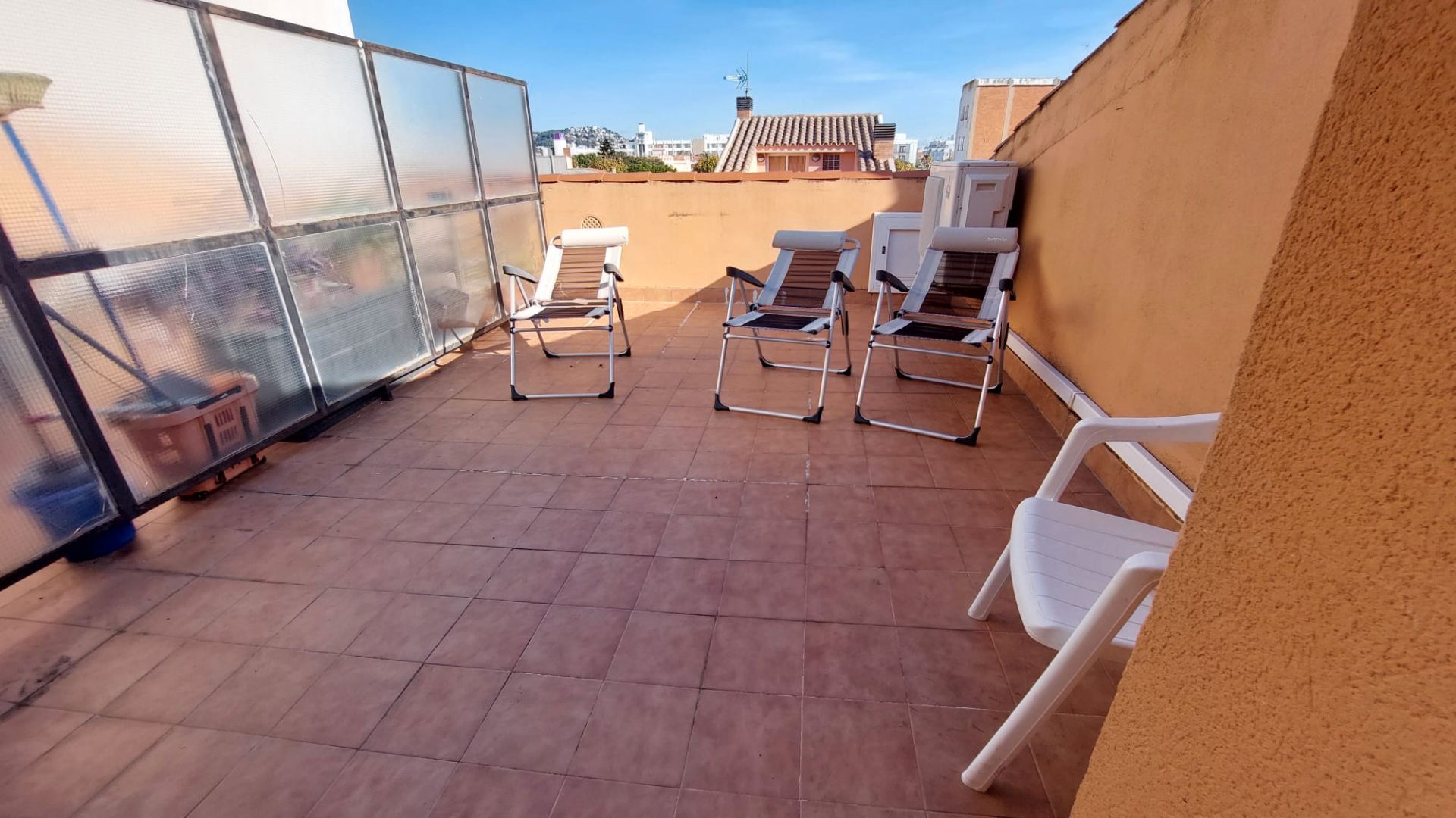 Terrace of Duplex to rent in Pineda de Mar  with Air Conditioner, Terrace and Furnished