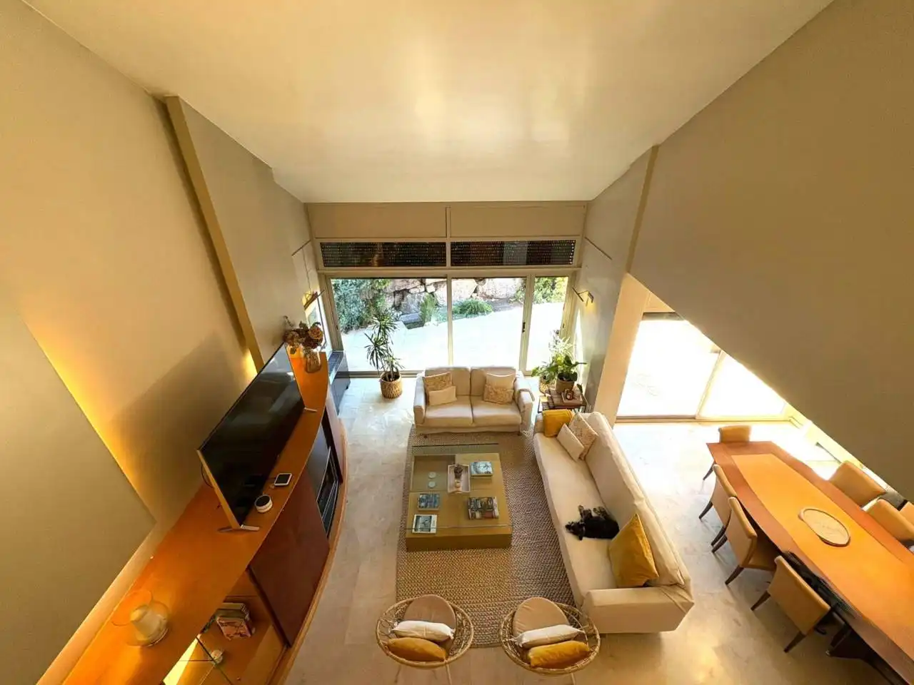 Living room of Houses for sale in Sant Cugat del Vallès  with Air Conditioner, Heating and Private garden