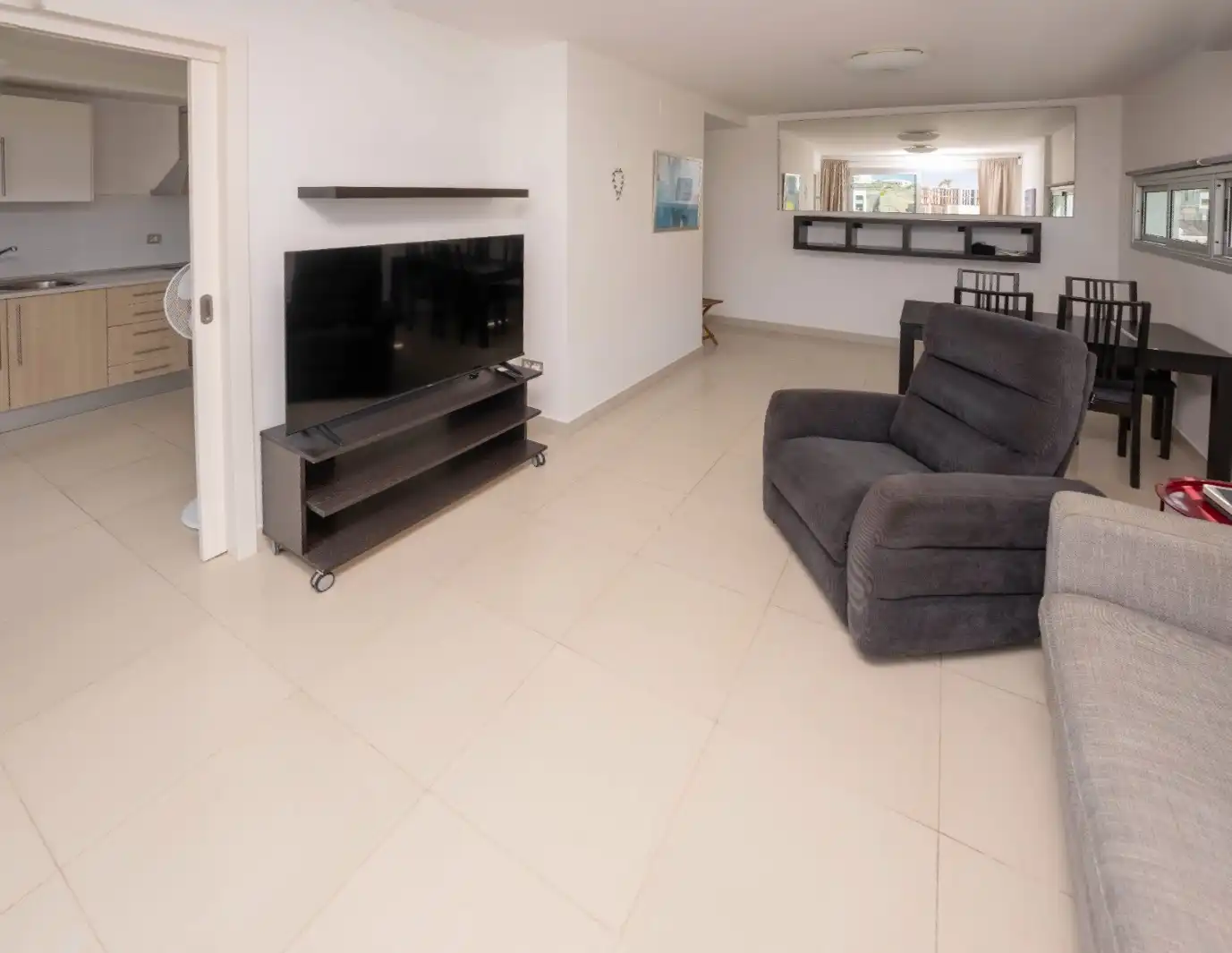 Sala de estar de Piso en venta en Mogán con Terraza, Amueblado y Horno