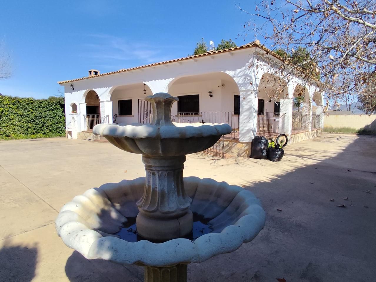 Exterior view of House or chalet for sale in Onil  with Air Conditioner, Private garden and Terrace