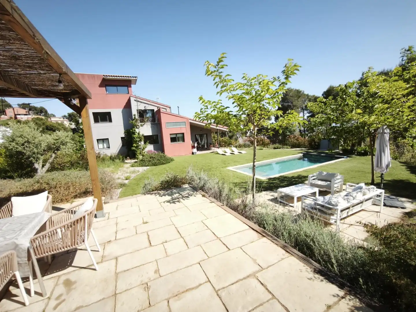 Jardín de Casa o chalet en venta en Castellar del Vallès con Calefacción, Jardín privado y Parquet