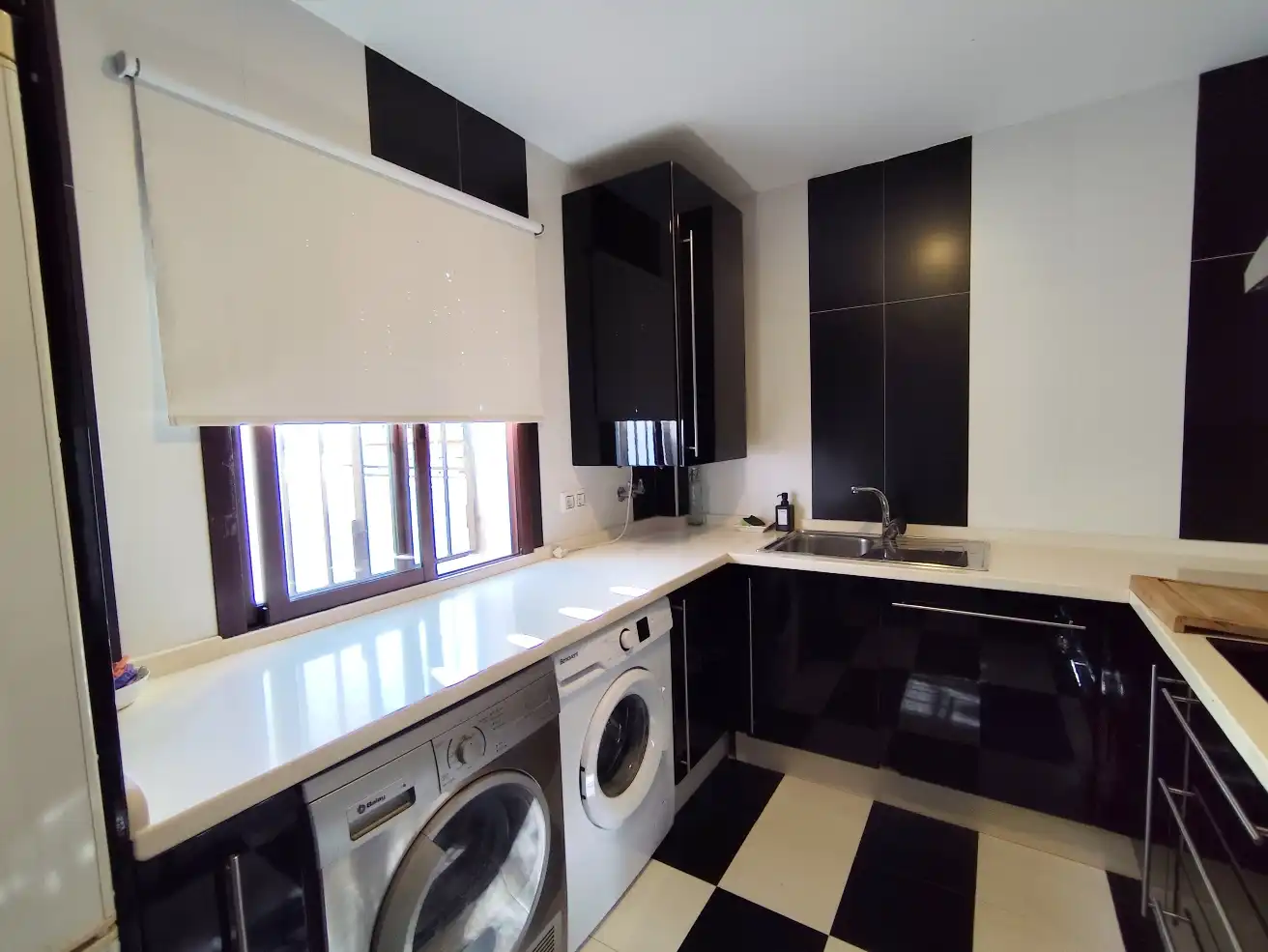 Küche von Wohnung zur Miete in Sanlúcar de Barrameda mit Klimaanlage, Heizung und Möbliert