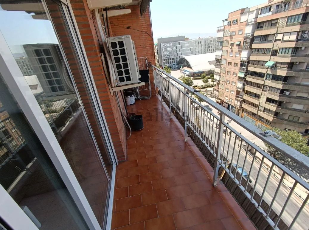 Balcony of Flat for rent in  Granada Capital  with Air Conditioner, Terrace and Furnished