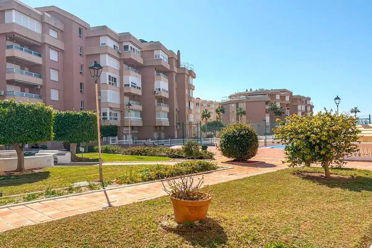 Exterior view of Flat for sale in Torrox  with Air Conditioner, Heating and Private garden