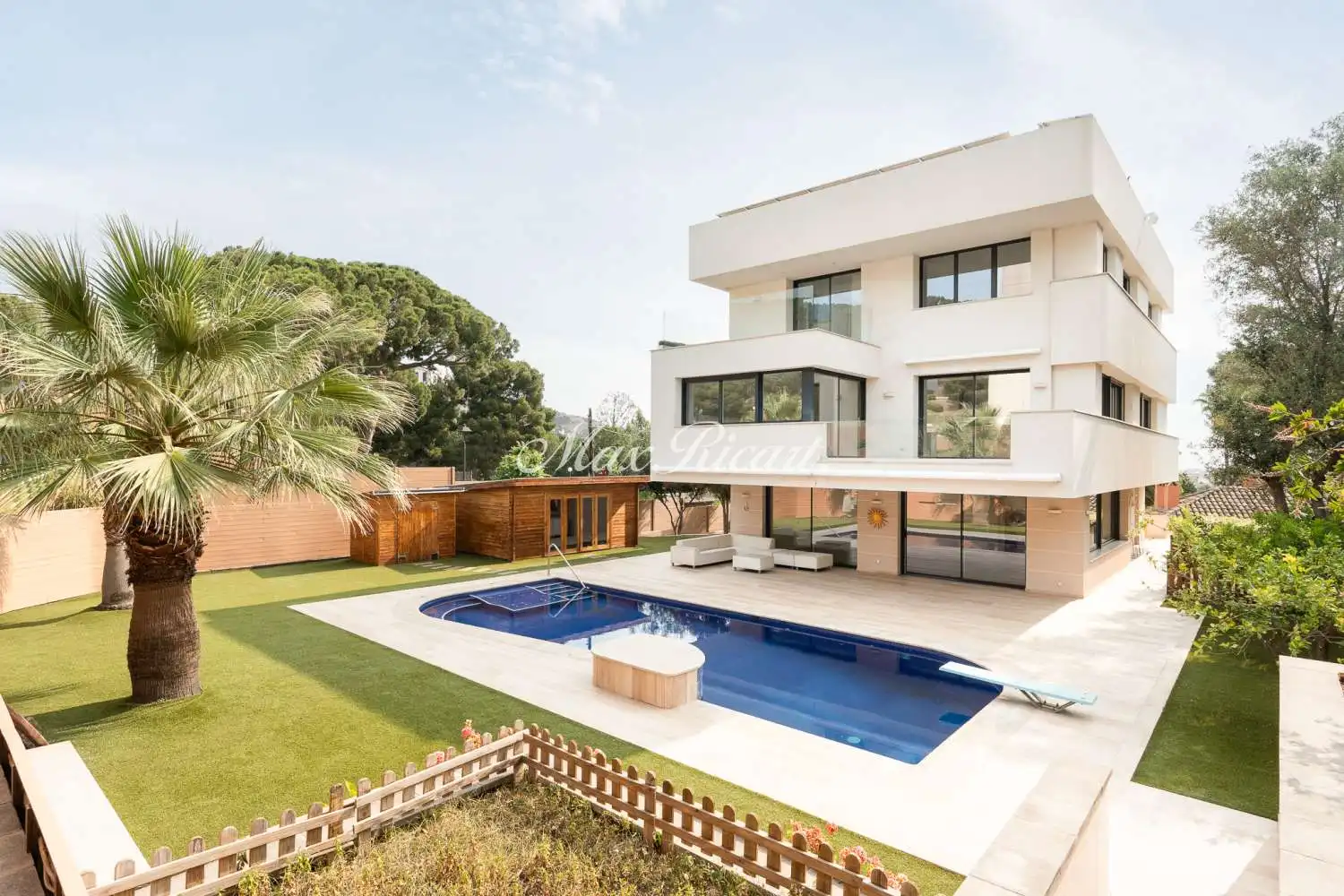 Jardín de Casa o chalet en venta en Barcelona con Aire acondicionado, Calefacción y Terraza