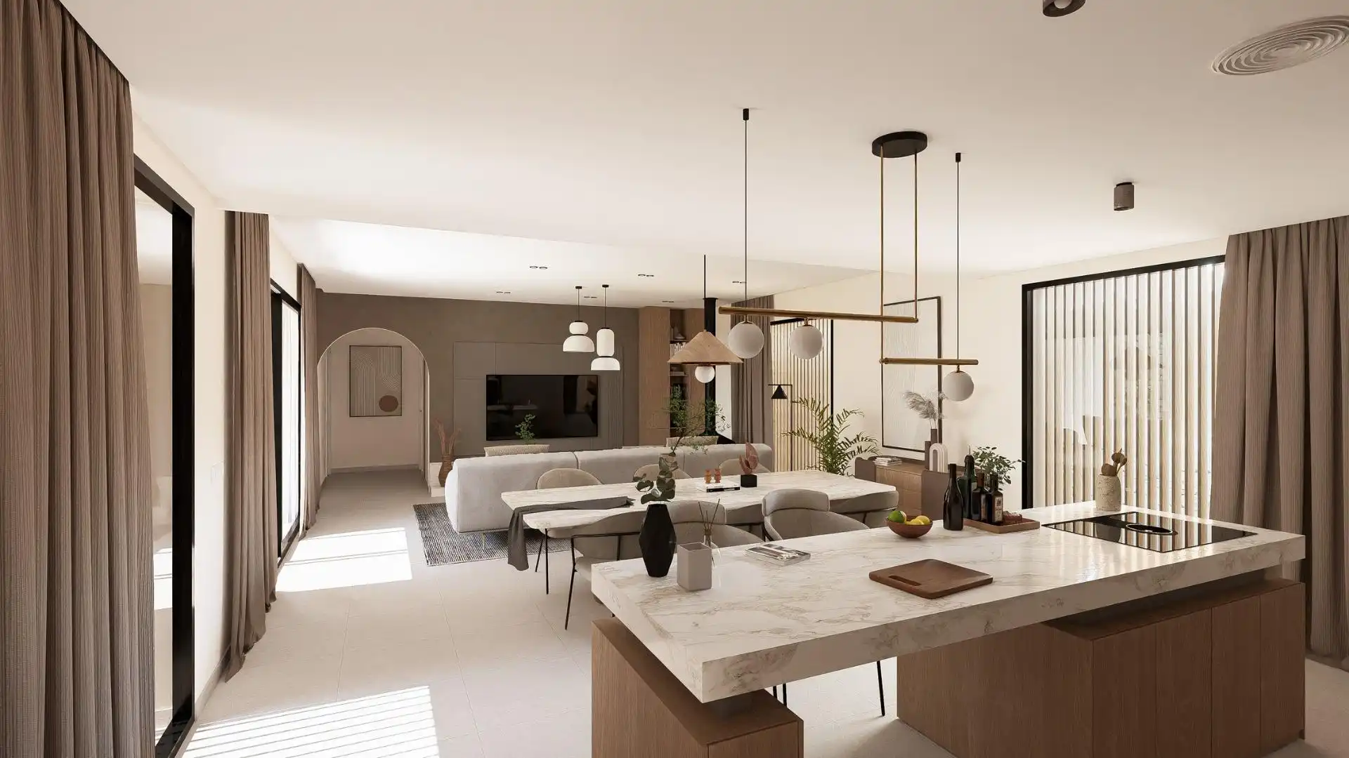 Sala d'estar de Casa o xalet en venda en Murcia amb Aire condicionat, Calefacció i Jardí privat