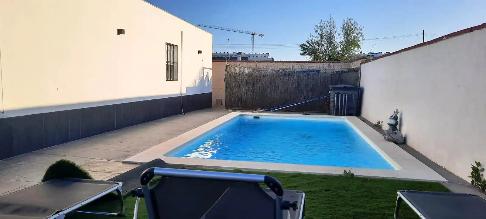 Piscina de Casa o xalet en venda en El Puerto de Santa María amb Aire condicionat, Jardí privat i Terrassa