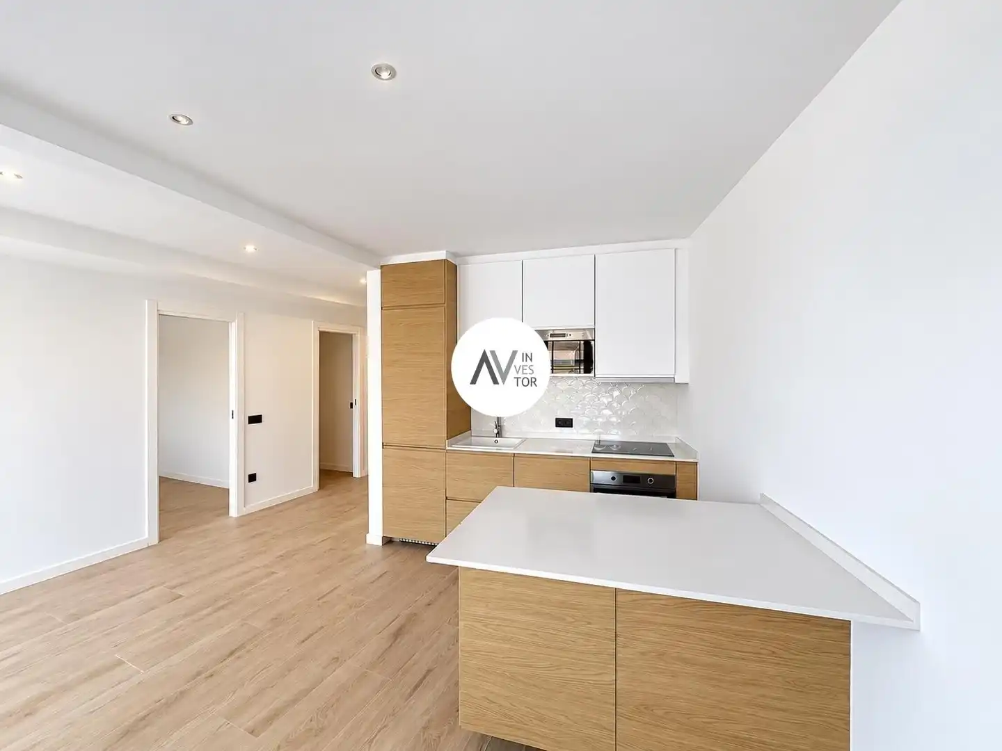 Cuina de Apartament en venda en Barcelona amb Aire condicionat, Calefacció i Terrassa