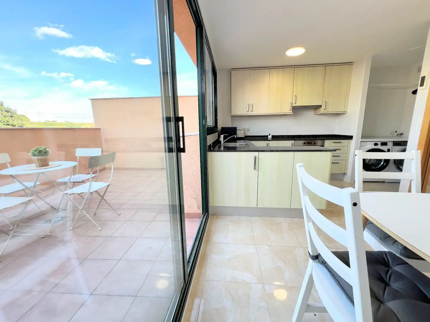 Terraza de Casa adosada en venta en Nulles con Aire acondicionado, Calefacción y Jardín privado