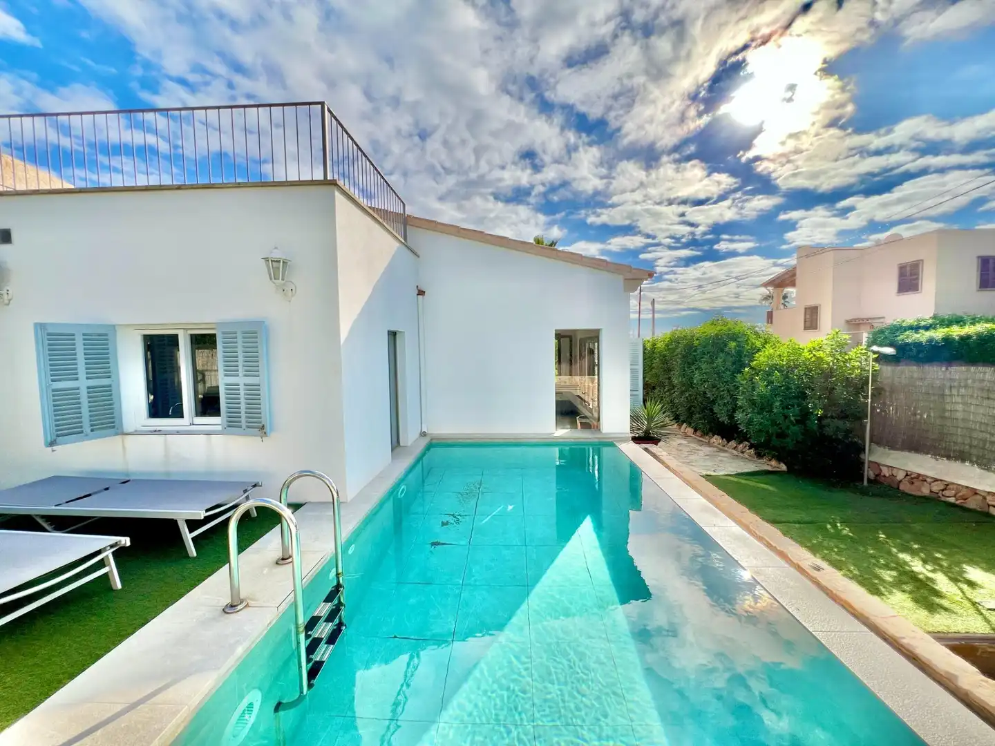 Piscina de Casa o chalet de alquiler en Santanyí con Aire acondicionado, Calefacción y Jardín privado