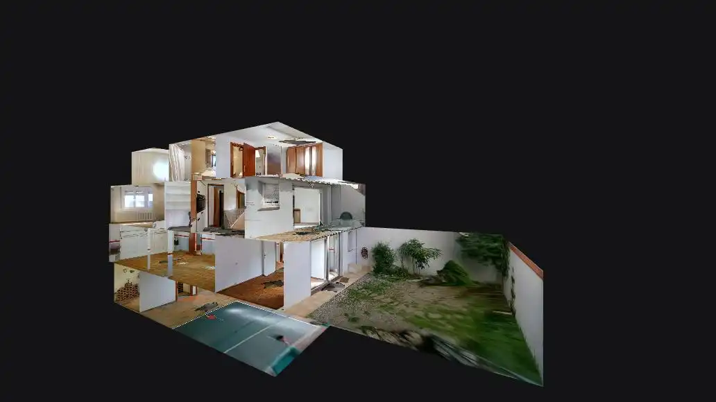 Einfamilien-Reihenhaus zum Verkauf in Sabadell mit Klimaanlage, Heizung und Privatgarten