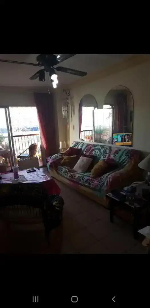 Wohnzimmer von Dachboden zur Miete in  Palma de Mallorca mit Möbliert, Ofen und Waschmaschine