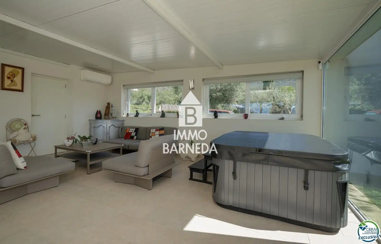 Jardín de Casa o chalet en venta en Palau-saverdera con Aire acondicionado, Calefacción y Jardín privado