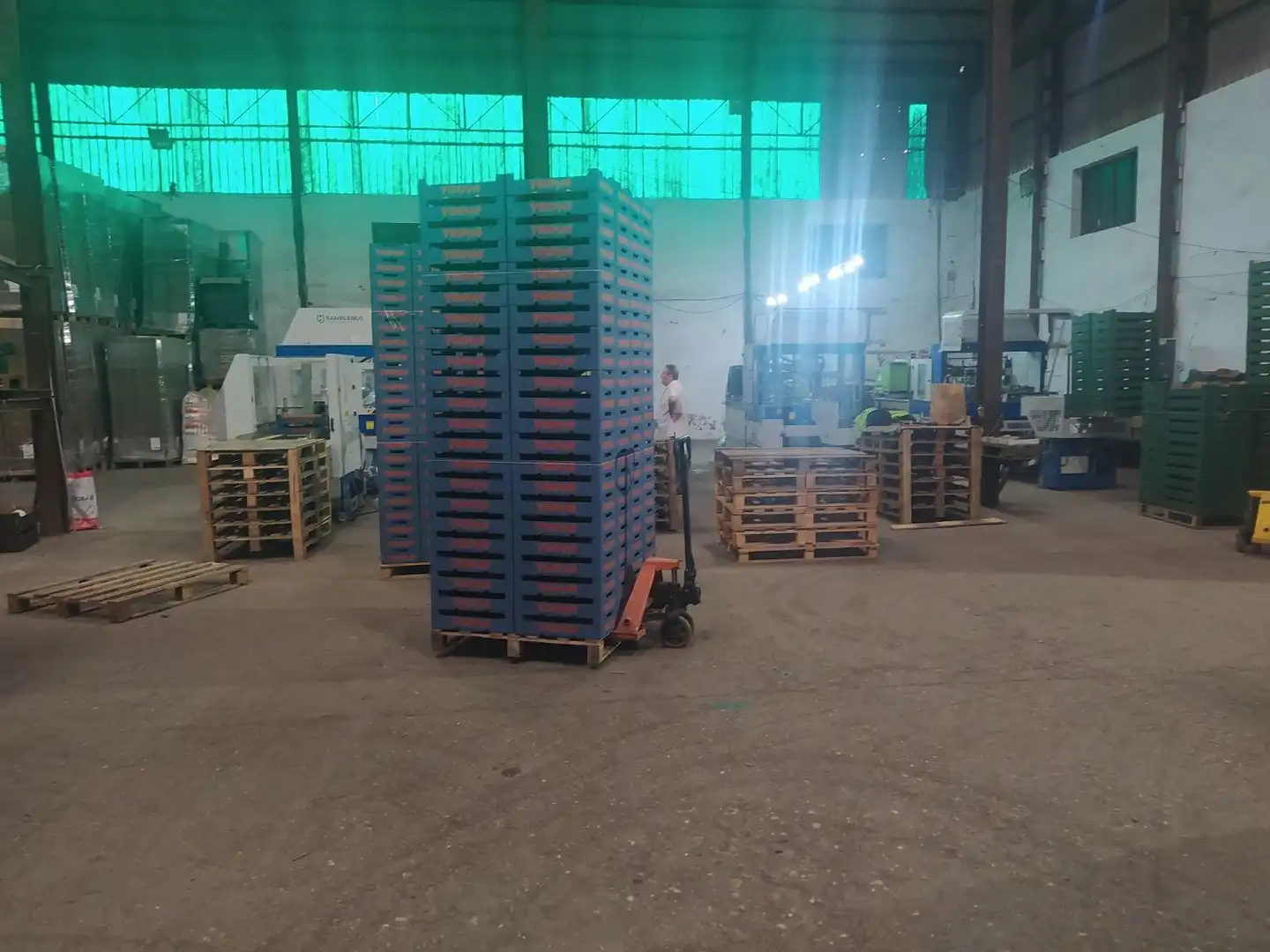 Außenansicht von Fabrikhallen zum Verkauf in Villanueva del Río y Minas
