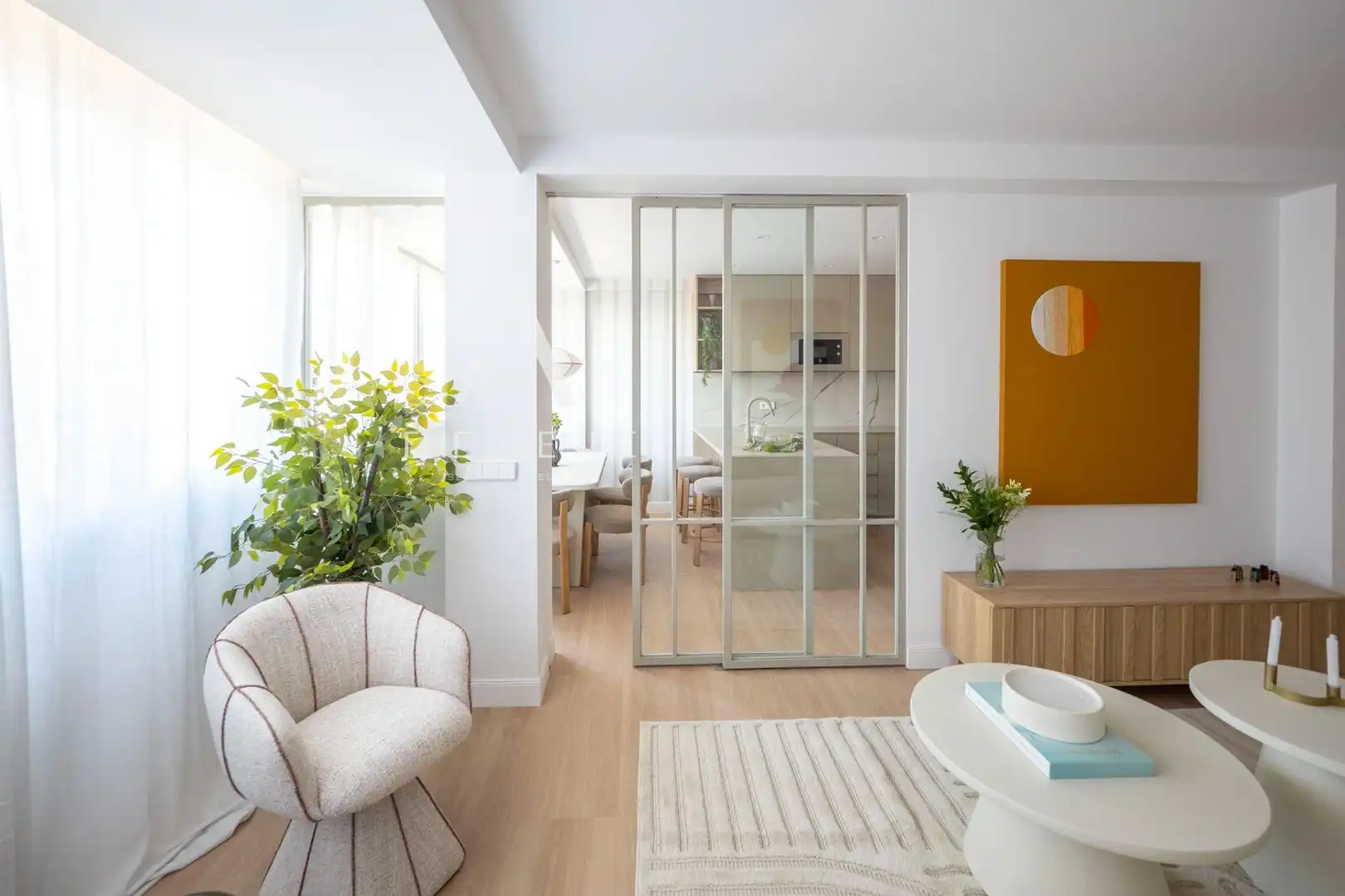 Sala de estar de Piso en venta en Madrid con Aire acondicionado, Calefacción y Amueblado