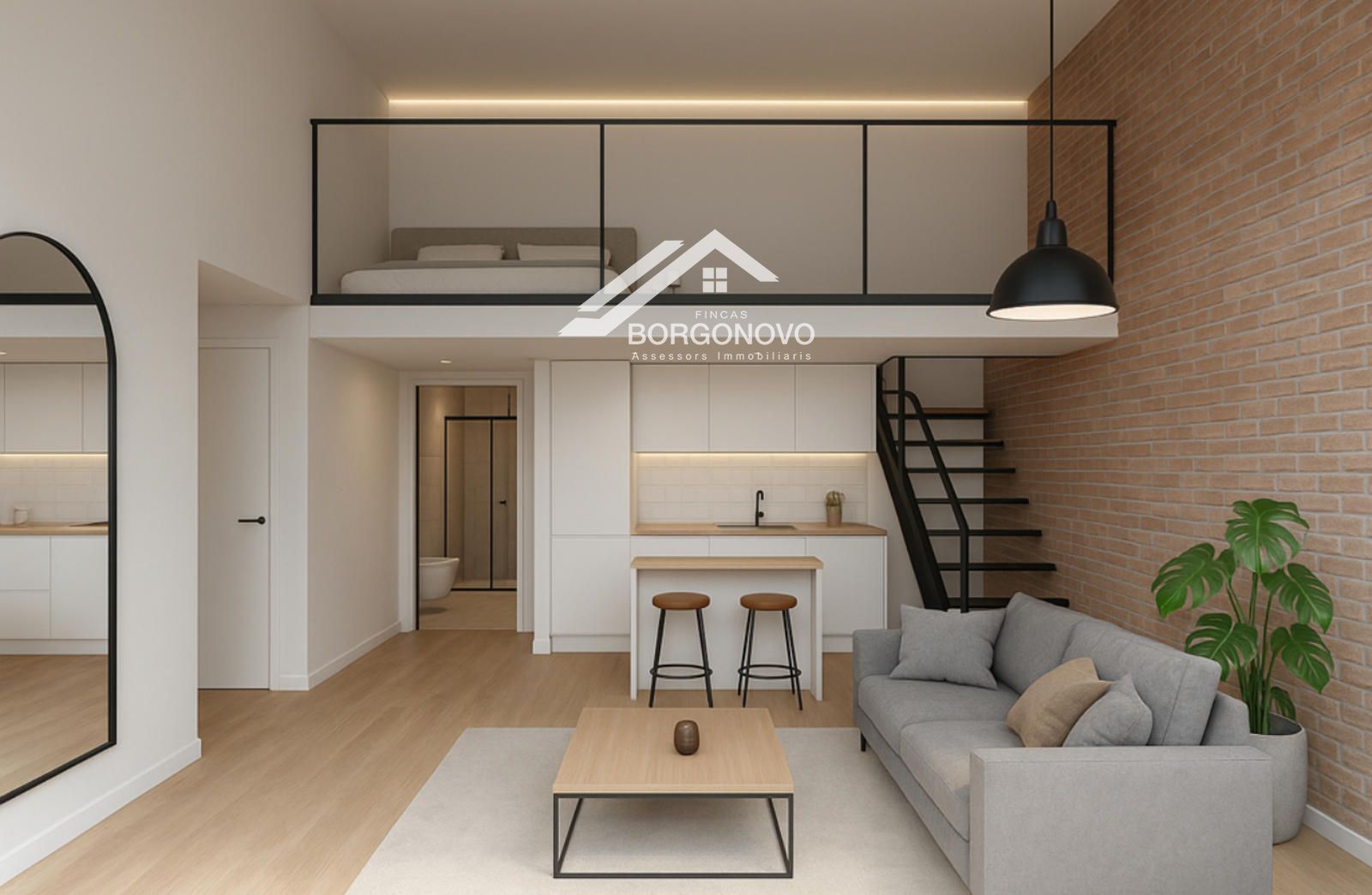 Living room of Flat for sale in  Barcelona Capital  with Air Conditioner, Heating and Furnished