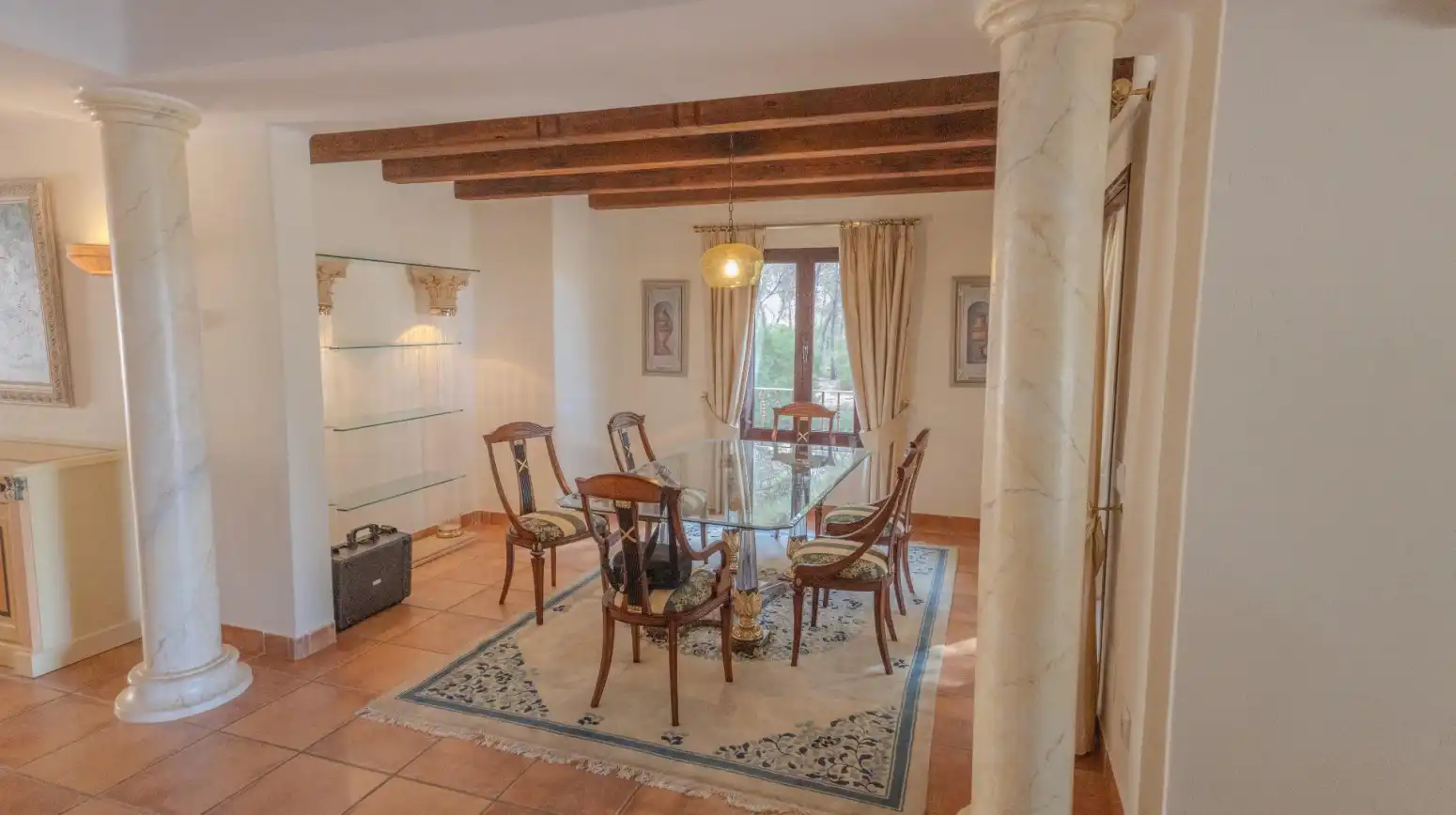Menjador de Casa o xalet en venda en Calvià amb Aire condicionat, Piscina i Piscina comunitària