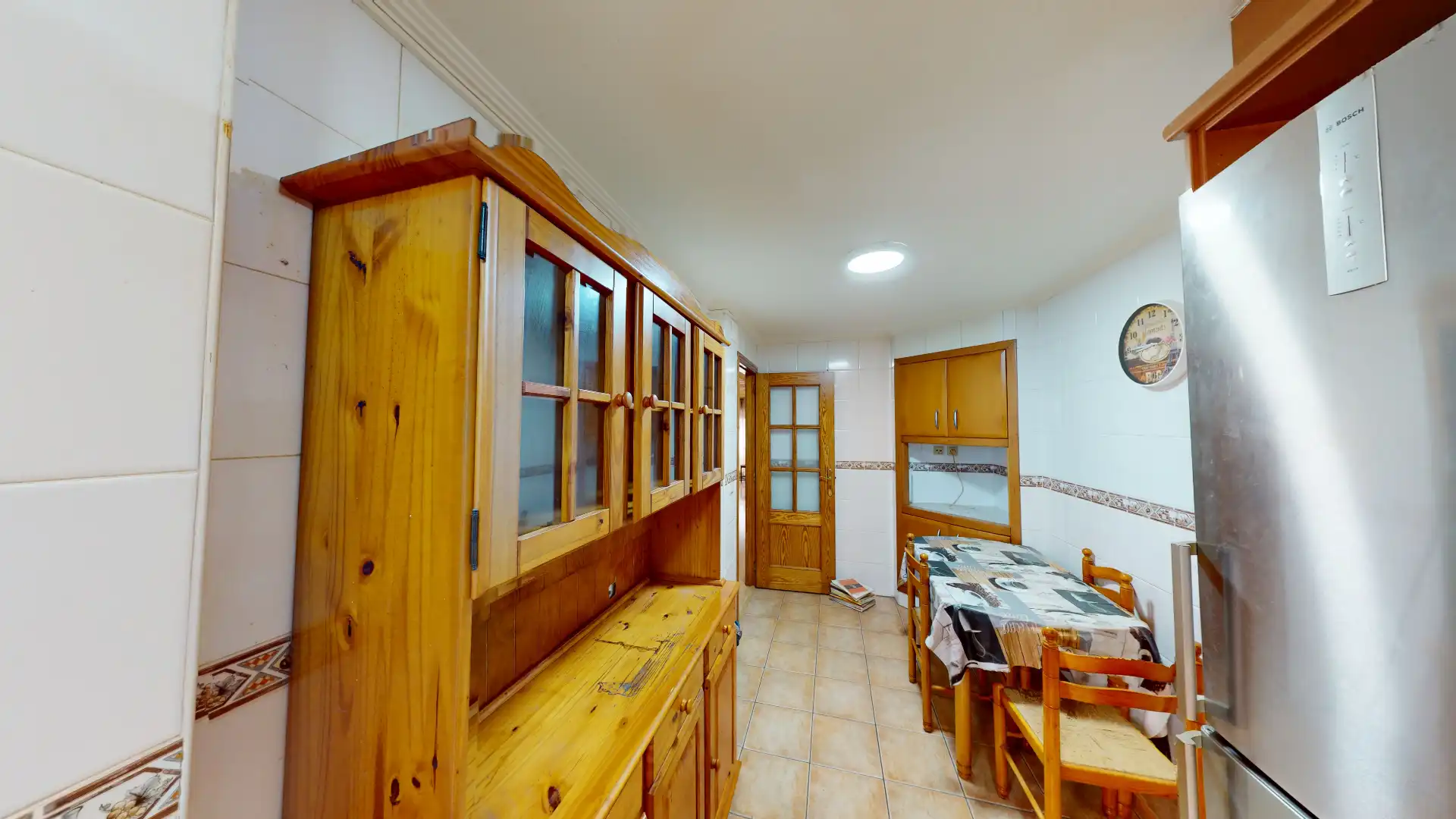 Cocina de Casa o chalet en venta en Alicante / Alacant con Aire acondicionado, Parquet y Terraza