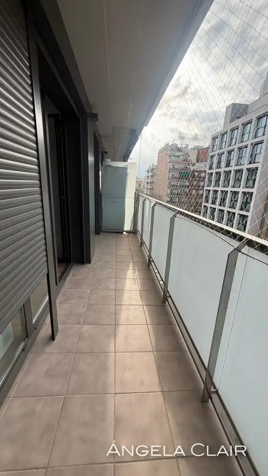 Terraza de Piso de alquiler en Barcelona con Aire acondicionado, Calefacción y Parquet