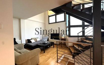 Living room of Duplex for sale in  Barcelona Capital  with Air Conditioner and Heating