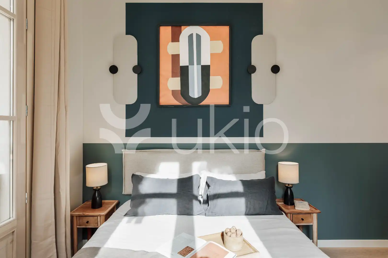 Habitación de Apartamento de alquiler en Barcelona con Aire acondicionado, Calefacción y Amueblado