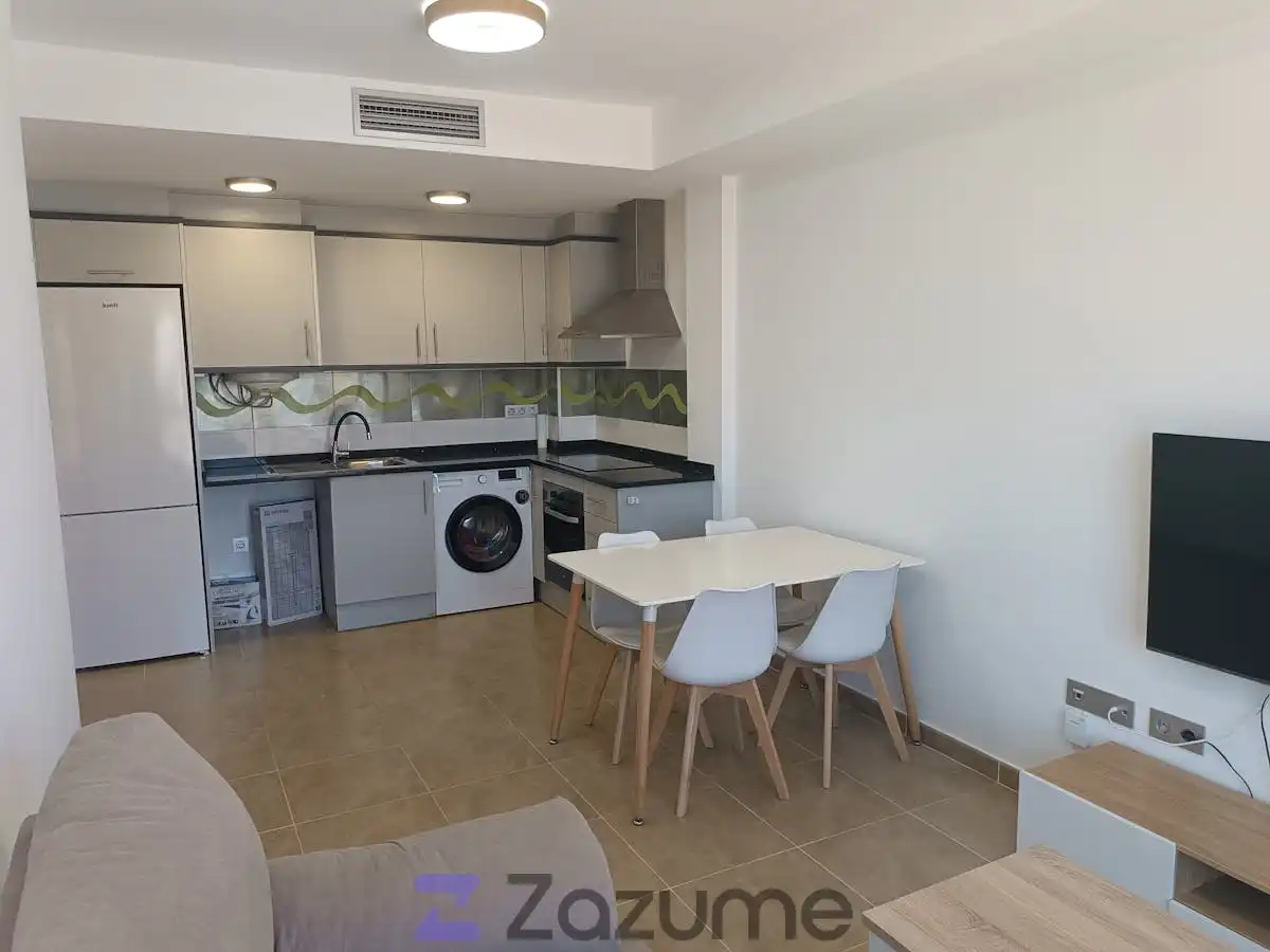 Cuina de Apartament de lloguer en Torreblanca amb Moblat, Forn i Rentadora