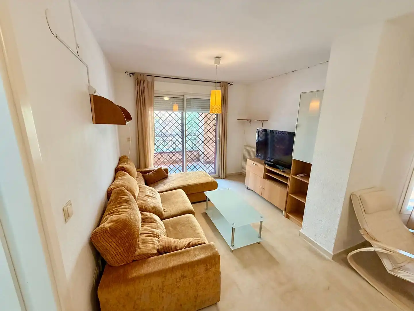 Sala de estar de Piso de alquiler en Granada con Terraza y Amueblado