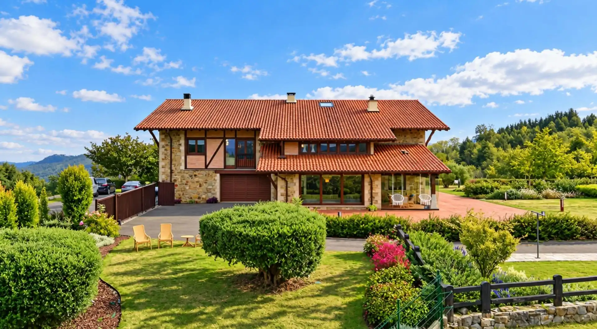 Casa a schiera con terrazza in vendita a Calle Barrio Ilunzar