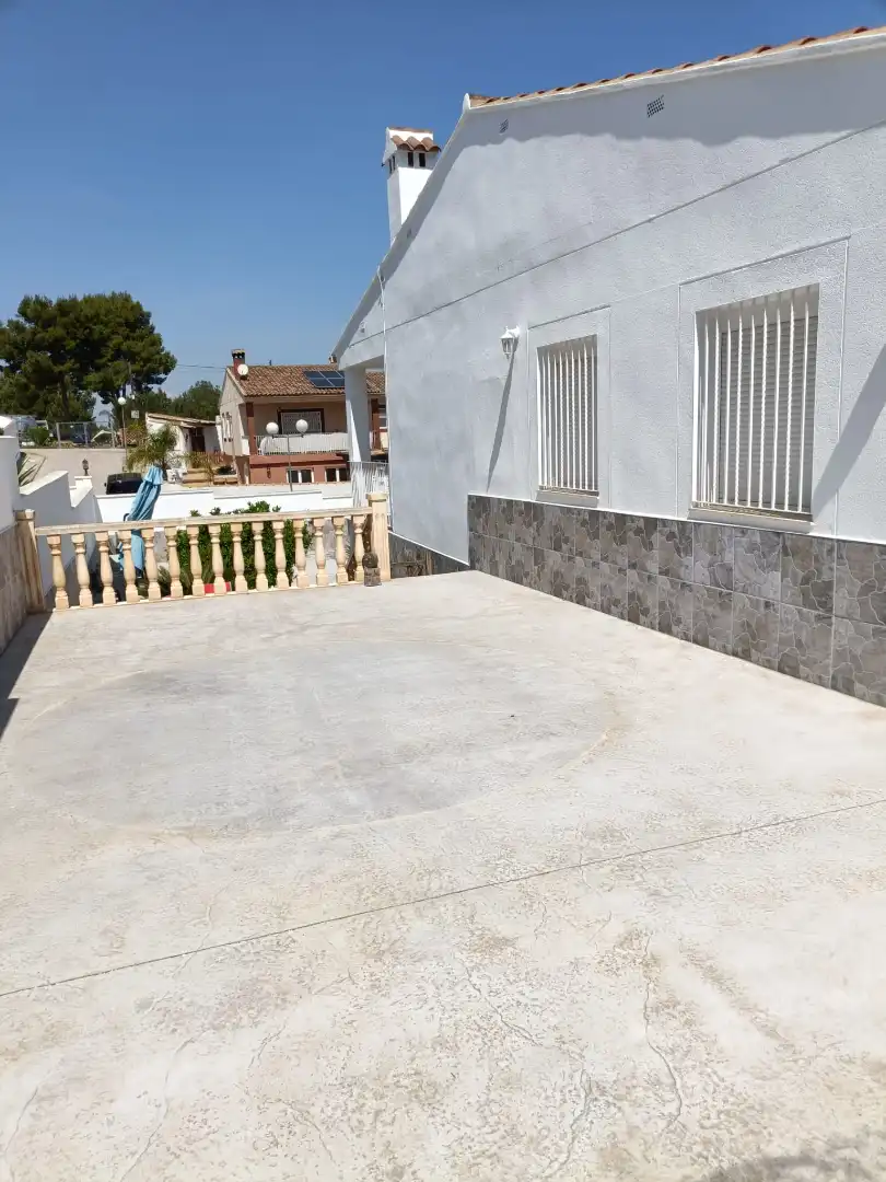 Terrassa de Casa adosada de lloguer en Montserrat amb Calefacció, Jardí privat i Parquet