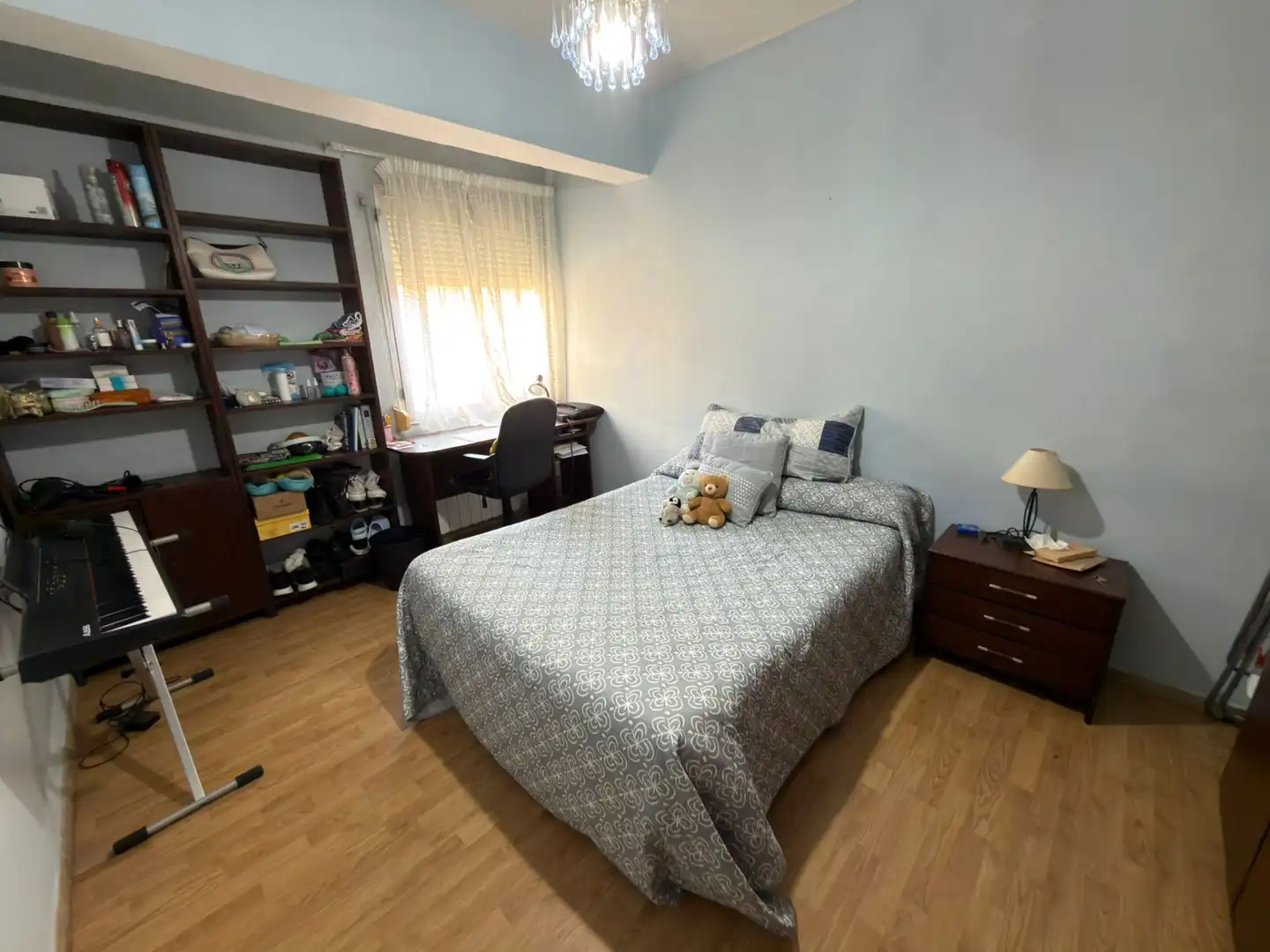 Schlafzimmer von Wohnung zur Miete in Pontevedra Capital  mit Heizung, Möbliert und Ofen