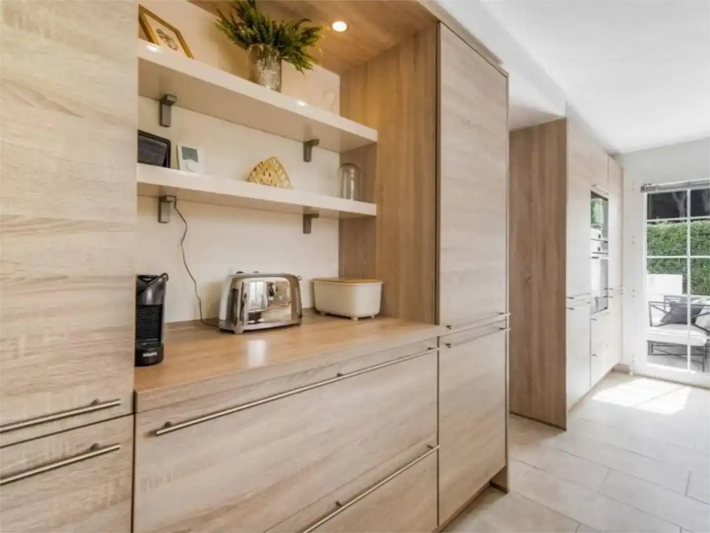 Cuina de Planta baixa de lloguer en Marbella amb Aire condicionat i Balcó