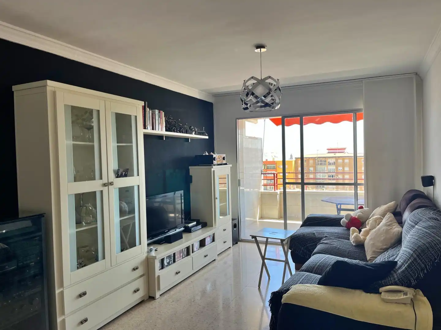 Sala de estar de Piso en venta en Málaga con Jardín privado, Terraza y Amueblado