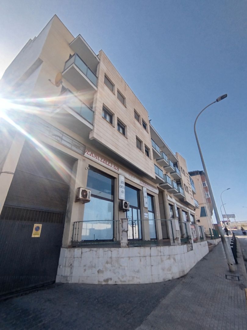 Exterior view of Flat for sale in  Melilla Capital  with Air Conditioner, Terrace and Storage room