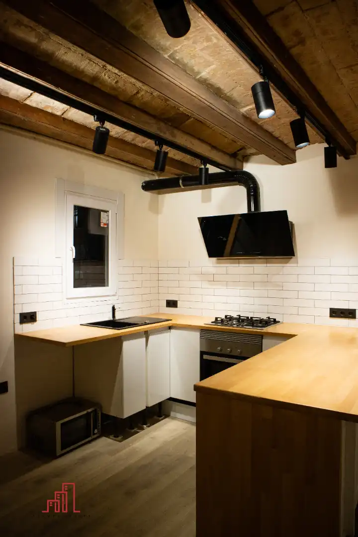 Cocina de Piso en venta en Barcelona con Aire acondicionado, Calefacción y Parquet