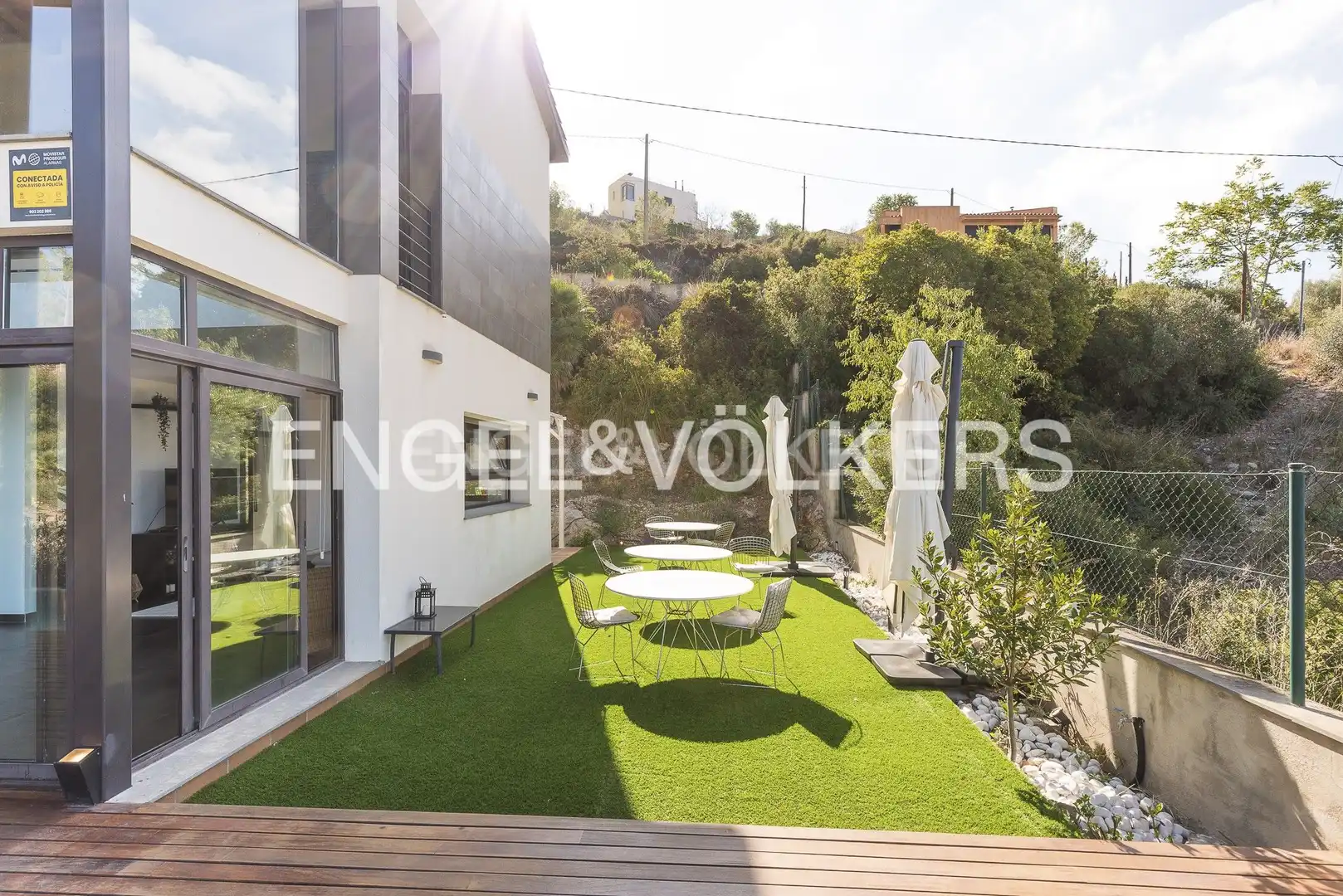 Terrassa de Casa o xalet en venda en Olivella amb Aire condicionat, Calefacció i Jardí privat