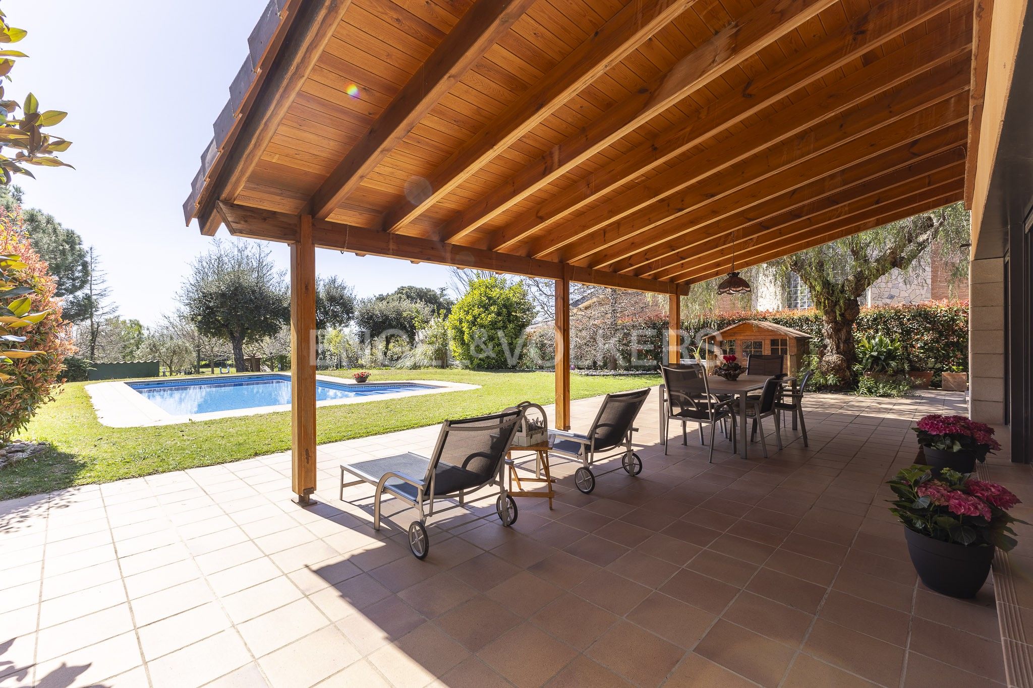 Terrace of House or chalet for sale in L'Ametlla del Vallès  with Air Conditioner, Heating and Private garden