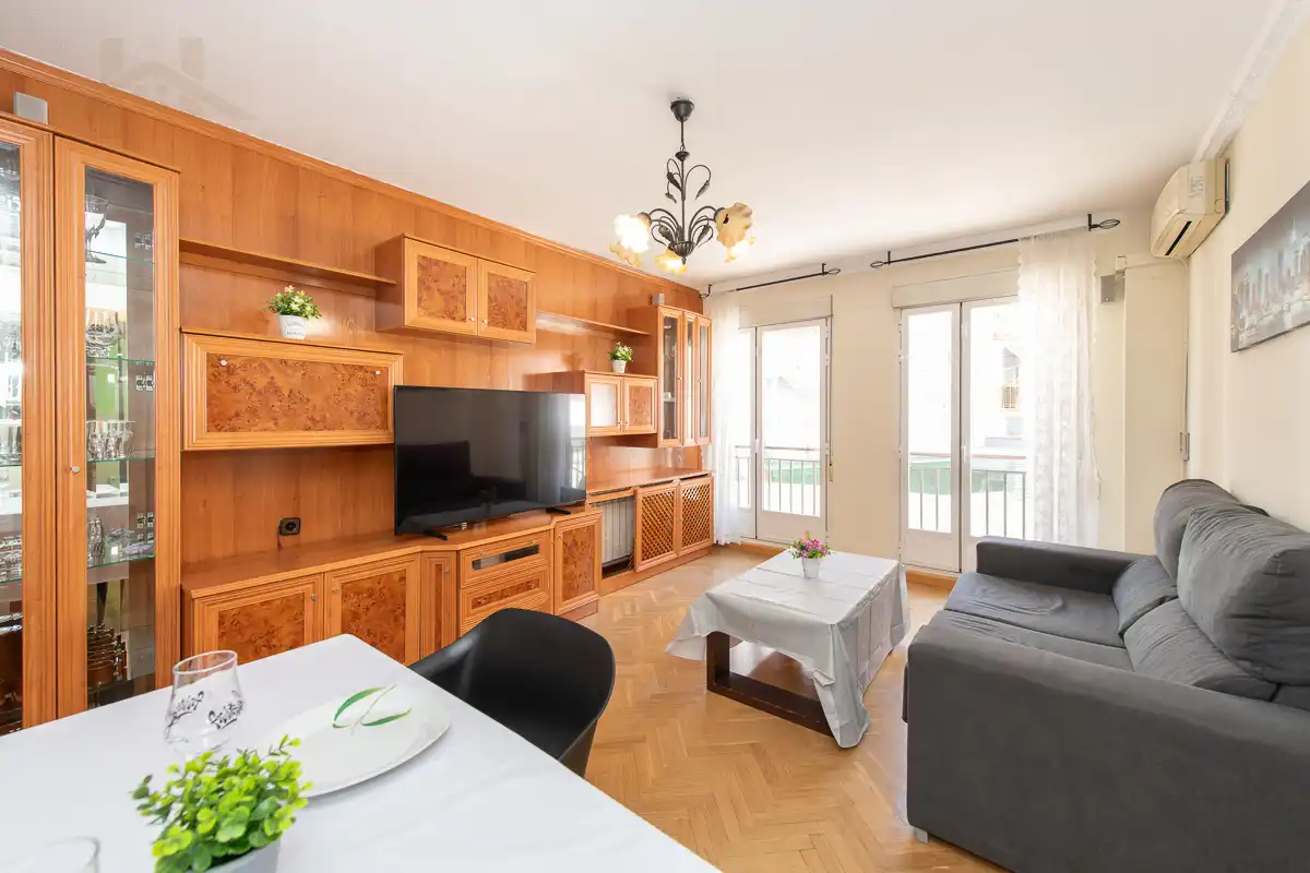 Wohnzimmer von Wohnung zum Verkauf in San Sebastián de los Reyes mit Klimaanlage, Heizung und Terrasse