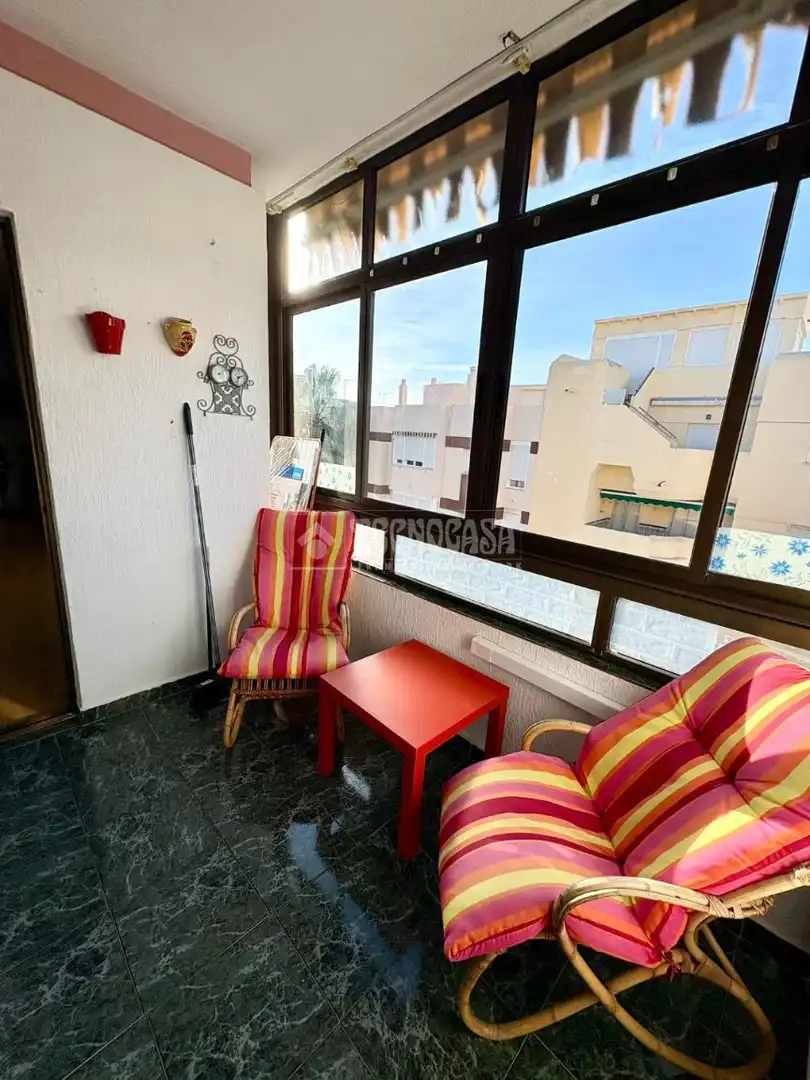 Terraza de Piso de alquiler en Nerja con Aire acondicionado y Balcón